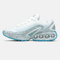 Жіночі Кросівки Nike Air Max DN Safari White Grey Blue / Найк Аїр Макс ДН Сафарі Білі з Сірим та Блакитним, фото 4