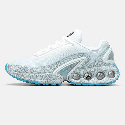 Жіночі Кросівки Nike Air Max DN Safari White Grey Blue / Найк Аїр Макс ДН Сафарі Білі з Сірим та Блакитним, фото 1