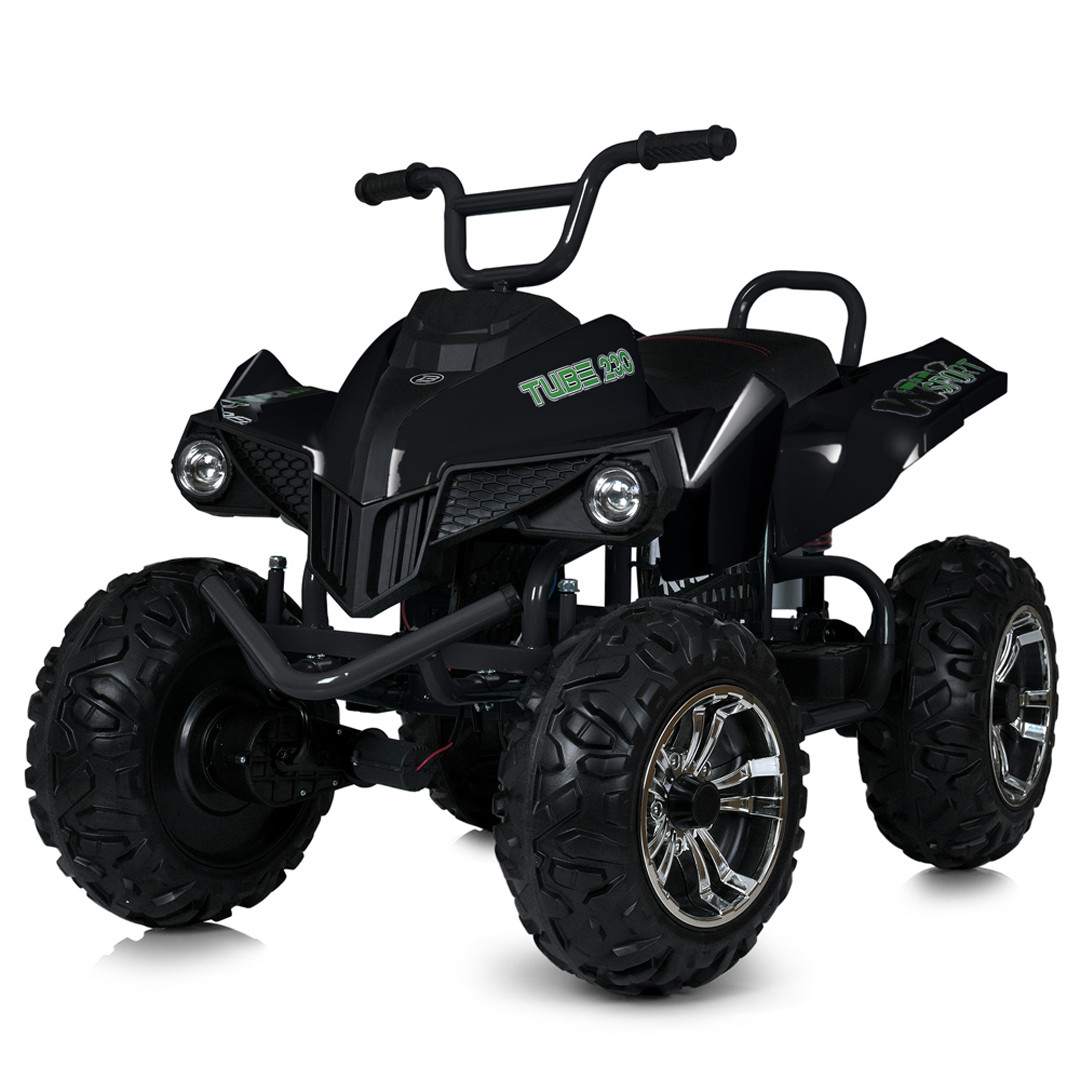 Дитячий квадроцикл із чотирма моторами та світлом фар Bambi M 5102EL-2(24V) Чорний