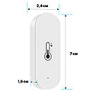 Датчик температури та вологості на батарейках з WiFi, Tuya TH01 / Датчик вологості повітря / Аналізатор повітря, фото 9