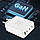 Зарядний пристрій WUW-C158 1USB 3Type-C PD100W white, фото 4