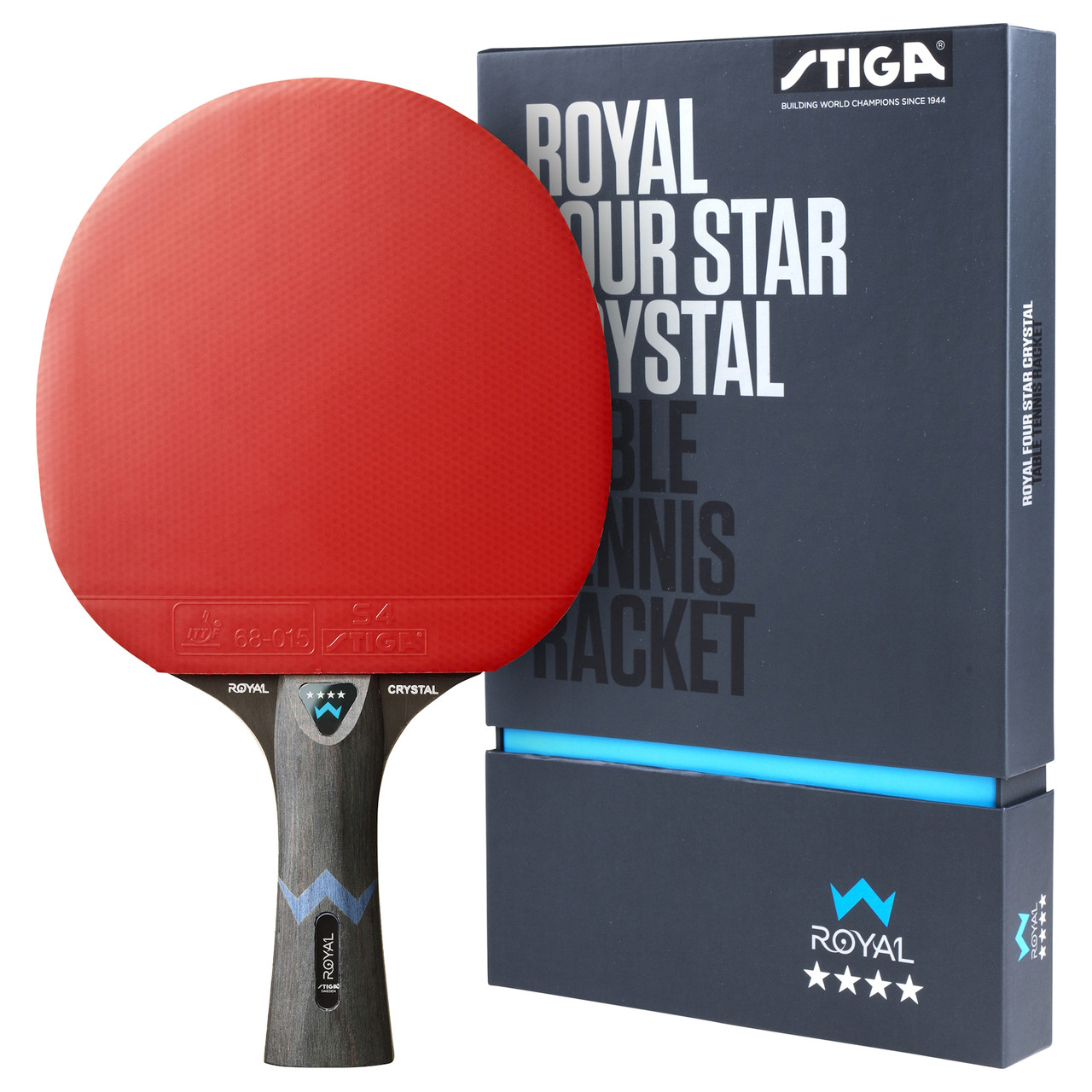 Ракетка для настільного тенісу професійна Stiga Royal Crystal 4 Star FL, фото 1