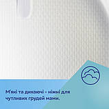 Лактаційні прокладки для грудей з самоклеючою стрічкою одноразові білі 60 шт., фото 6