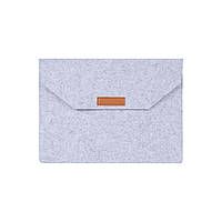 Повстяна обкладинка AIRON Premium для ноутбука 13.3" Grey