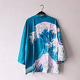 Повсякденне кімоно-кардиган у китайському стилі «Морська піна», фото 2