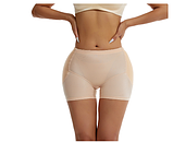 Повітропроникні труси пушап зі збільшенням стегон і підтягуванням живота бежеві, фото 5