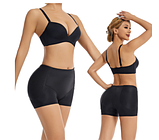 Повітропроникні труси пушап зі збільшенням стегон і підтягуванням живота бежеві, фото 2