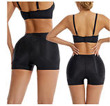 Повітропроникні труси пушап зі збільшенням стегон і підтягуванням живота бежеві, фото 6