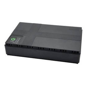 Mini UPS powerbank 10400мАч для роутера, 9V/12V Black