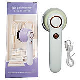 Машинка для видалення катишок Hairball trimmer Зелена, фото 4