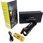 Ліхтар ручний з індикатором заряду NIGHT VISION FLUORESCENCE CB-611-TG Чорний, фото 6