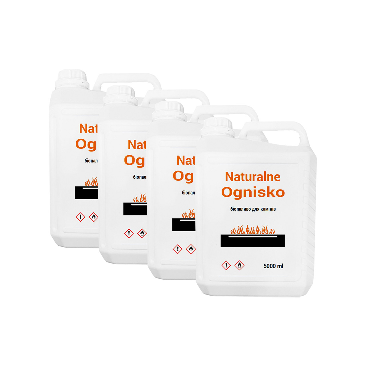 Паливо для біокамінів Naturalne Ognisko 5 л (комплект 4 шт)