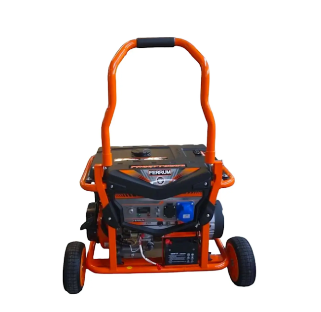 Бензиновий генератор FERRUM FRGG7780CE (7.7-8.0 кВт, 10 л, електростарт)