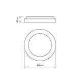Світлодіодний світильник Led Light, Світлодіодні світильники LED 220v, Промислові LED світильники, фото 4
