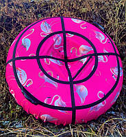 Тюбінг (ваташка) 100 і 120 см, з камерою та ручками, надувні санки дитячі, підліткові, крижана пВХ