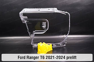 Скло фари Ford Ranger T6 (2021-2024) дорест ліве