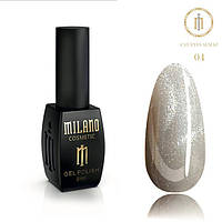 Milano Cosmetic гель-лак Котяче око Cat eyes ALMAZ № 04 для нігтів, 8 мл
