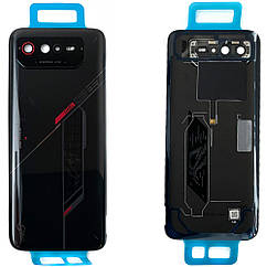 Задня кришка Asus ROG Phone 6 (чорна оригінал 100% зі склом камери)