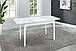 Стіл обідній Фієста (білий/мармур білий), фото 8