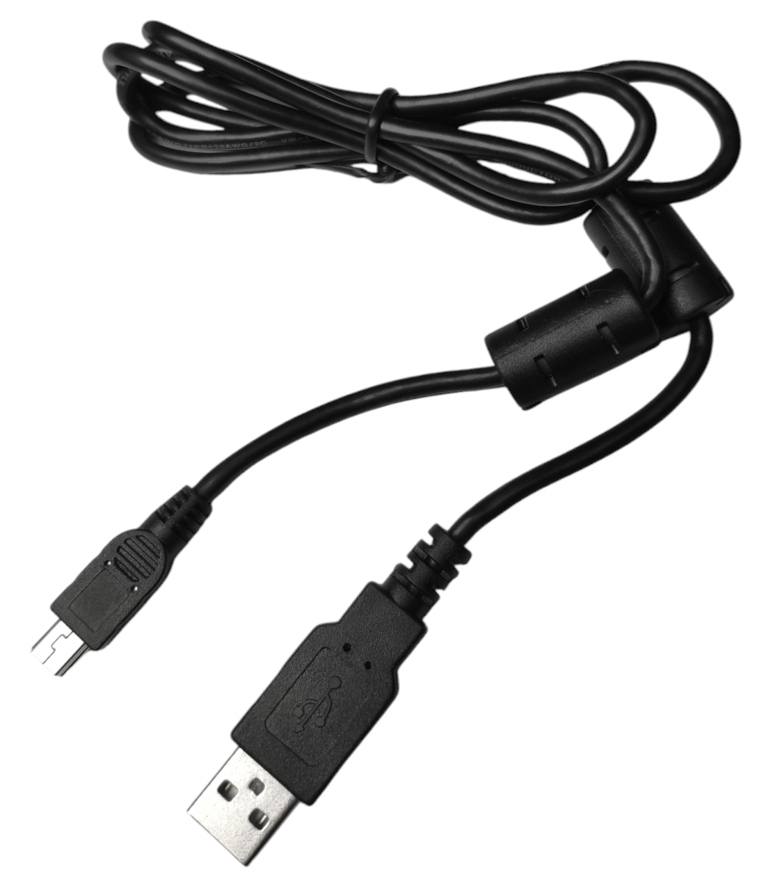 Кабель USB 2.0 AM to USB Mini BM QC 1.5A 1м шнур швидкої зарядки живлення синхронізації чорний