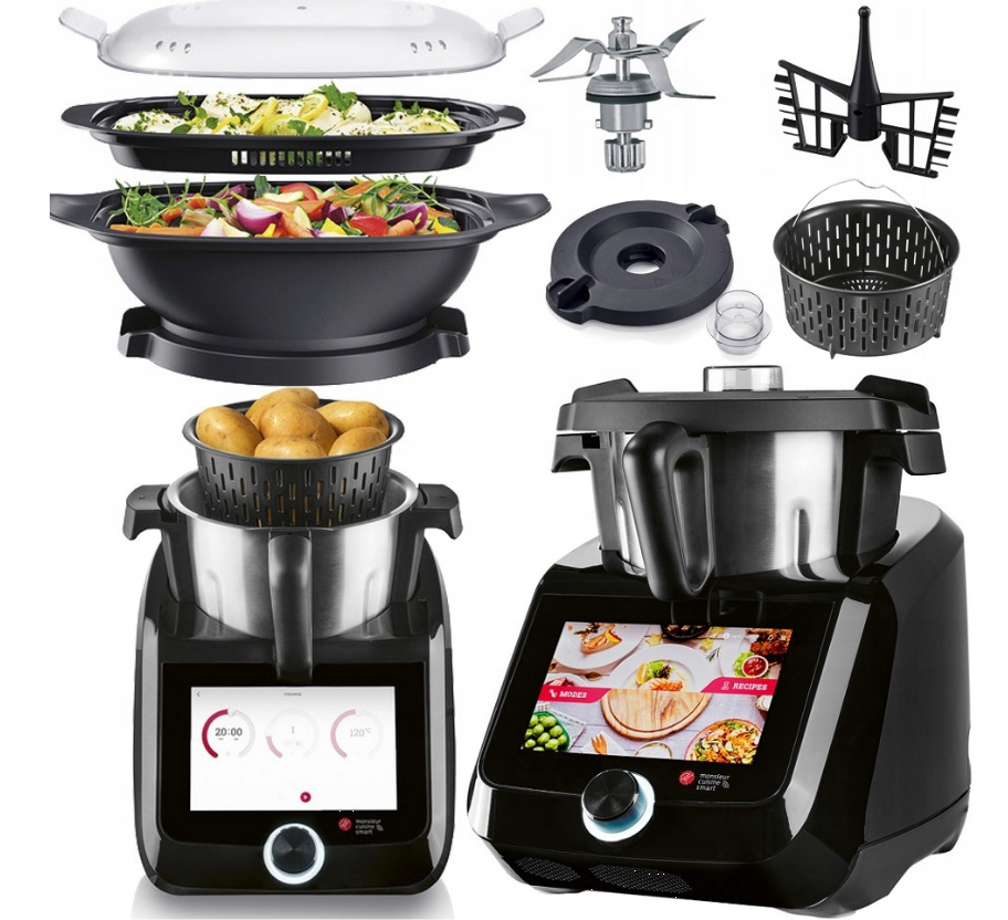 Кухонний комбайн SilverCrest Monsieur Cuisine Smart 1200 Вт із чашею 4,5 л.