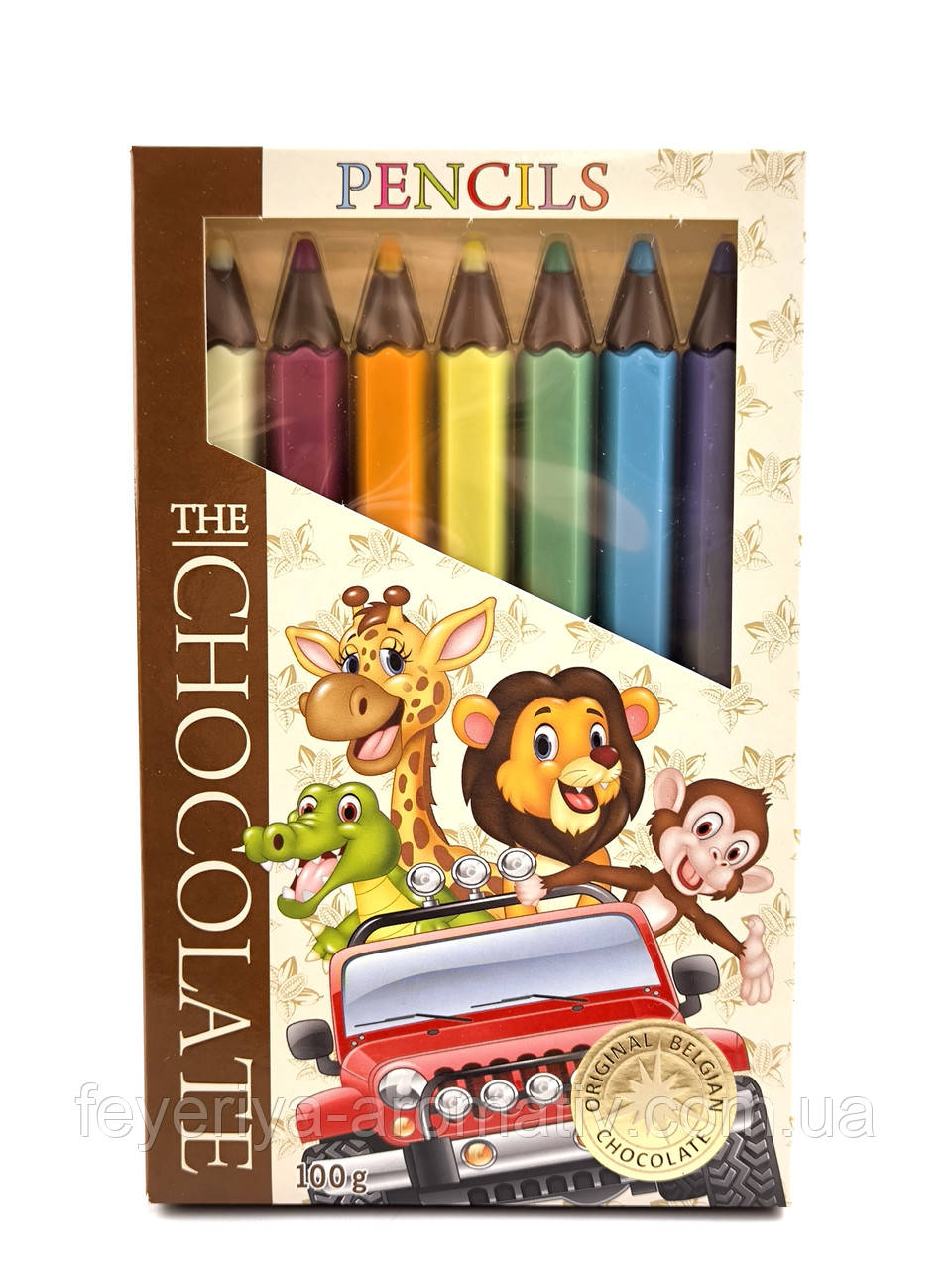 Шоколадні олівці The Chocolate Pencils Belgian Milk Chocolate, 100 г