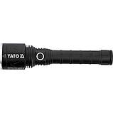 Ліхтар LED-діодний акумулятор Li-Ion 7.4 В (5 Ач) режими 8000/4500/1150 Lm (зарядка від USB) Yato YT-085601, фото 2