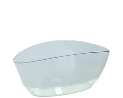 Вазон "Орхідея" овальний зі вст. 32*14см. (пр.)