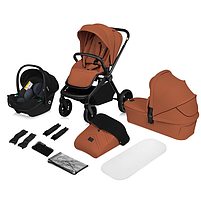 Універсальна коляска 3 в 1 Lionelo MIKA PLUS 3IN1 BROWN RUST, фото 2