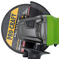 Кутошліфувальна машина Procraft PW1100E 125 мм, 750 Вт, 4000-11000 об/хв, фото 7