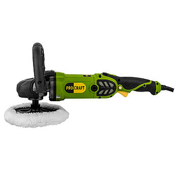Полировальная машина Procraft PM2100K, 1400 Вт, 600-3200 об/хв, диск 180 мм