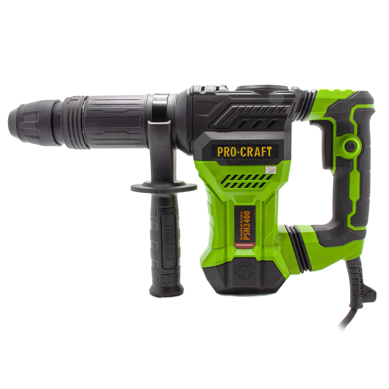 Відбійник молоток Procraft PSH2400, 1300 Вт, 18 Дж, 3900 уд/хв, SDS-MAX, кейс