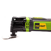 Реноватор багатофункціональний інструмент Procraft PMT650E, 400Вт, 15000 - 21000 об/хв, фото 5