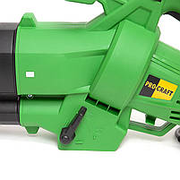 Пилосос-повітродувка Procraft PGU2500, 2200 Вт, 9000 - 15000 об/хв, 35 л, 2,8 кг., фото 3
