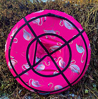 Тюбінг (ваташка) 100 і 120 см, з камерою та ручками, надувні санки дитячі, підліткові, крижана пВХ