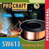 Зварювальний дріт Procraft SW613 0.6 мм 13 кг, фото 5