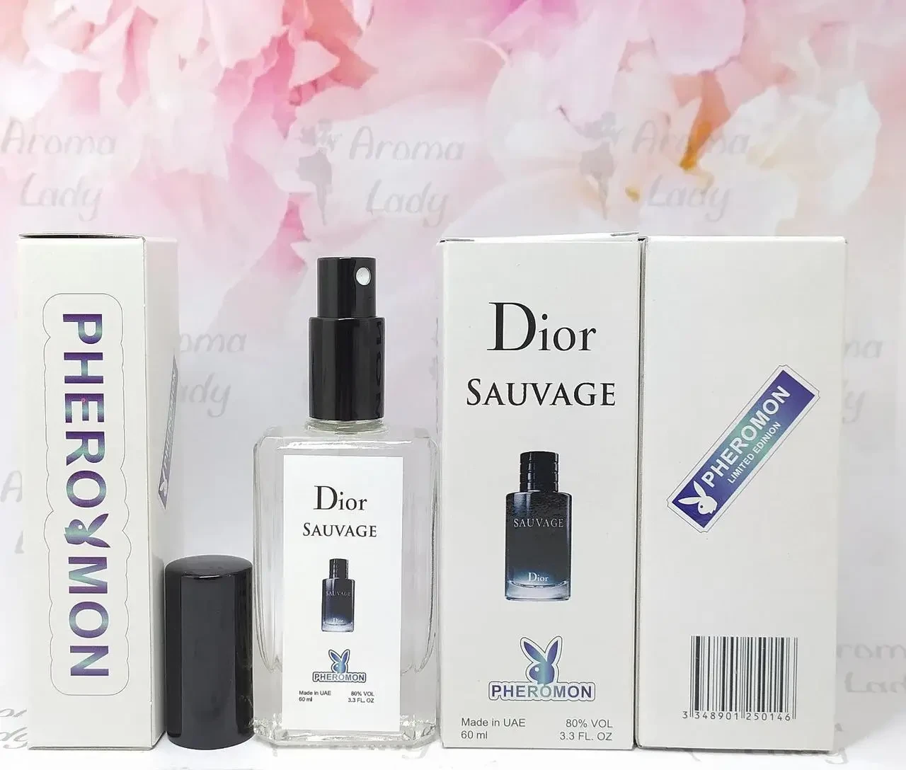 Чоловічий міні парфум Christian Dior Sauvage (Крістіан Діор Саваж) з феромонами 65 мл