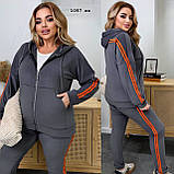 Стильний костюм двійка батальний 1097 лз, фото 6
