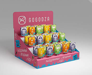 Льодяник  без цукру звірята gogodza