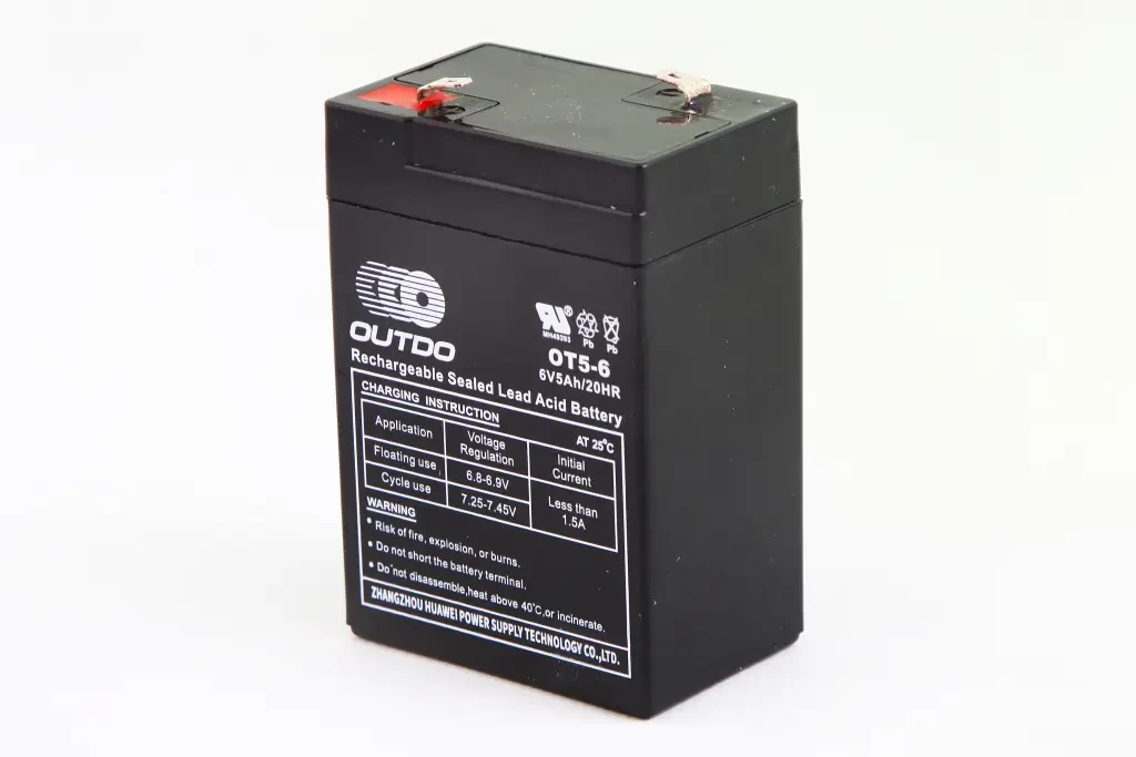 Аккум. батарея для ДБЖ 6В 5 Ач Outdo, фото 1