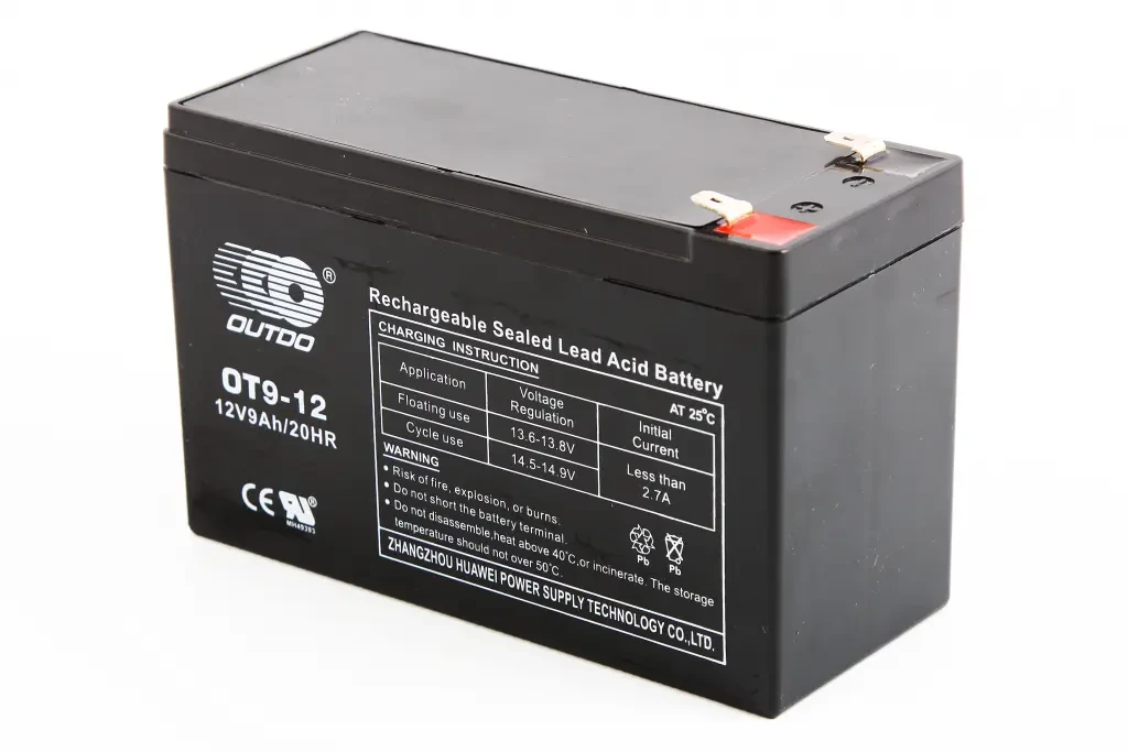 Аккум. батарея для ДБЖ 12В 9 Ач Outdo, фото 1