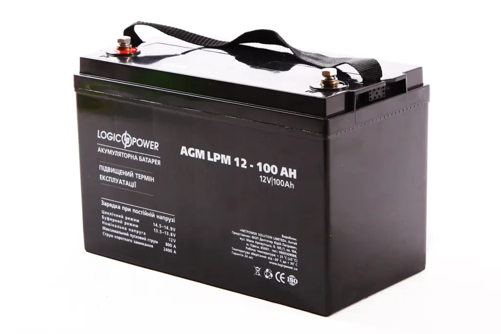 Аккум. батарея для ДБЖ 12В 100 Ач Outdo гелевий, фото 1