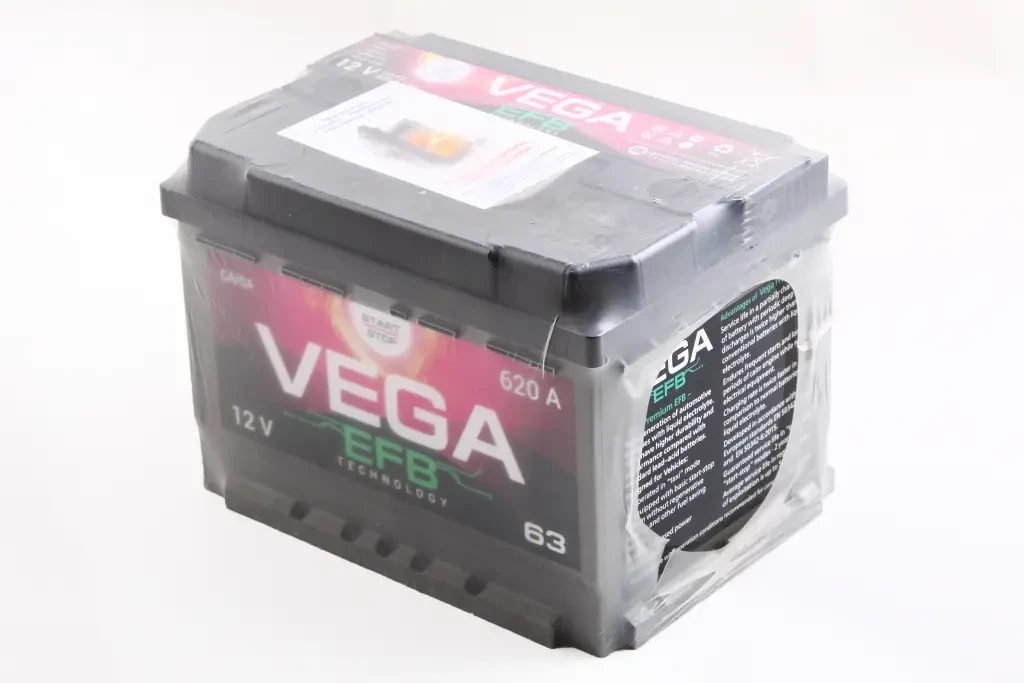 Акумулят. батарея 63 Ач EFB Vega (гарантія 18 місяців), фото 1