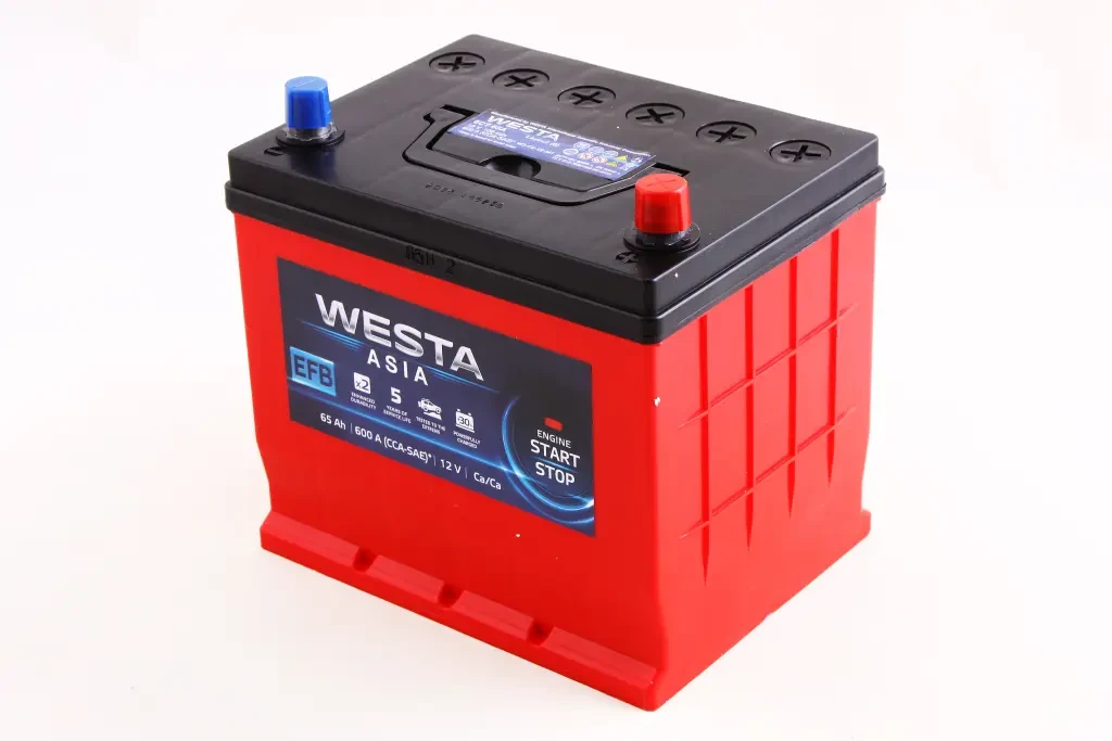 Акумулят. батарея 65 Ач Азія EFB Євро Westa, фото 1