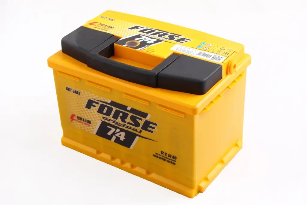 Акумулят. батарея 74 Ач Євро Forse Original з вічком, фото 1