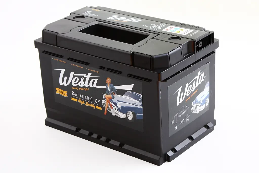 Акумулят. батарея 75 Ач Євро Westa Standart, фото 1