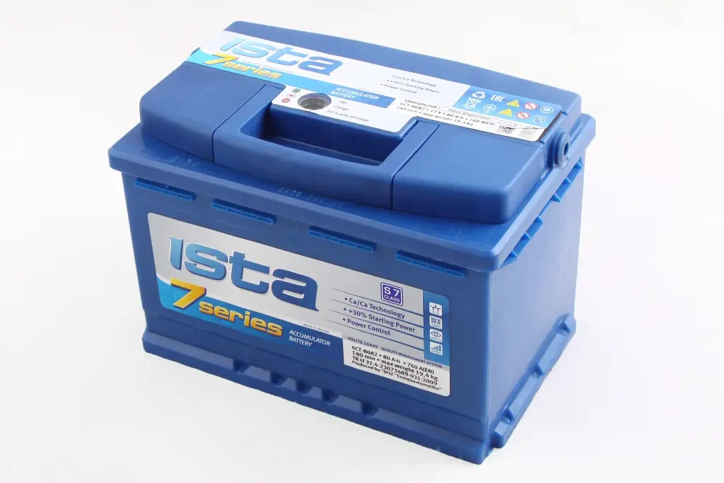 Акумулят. батарея 77 Ач Євро Ista 7 Series з вічком, фото 1