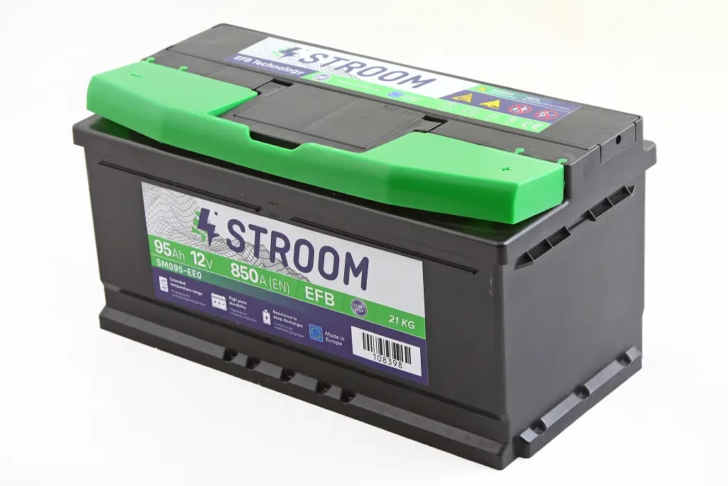 Акумулят. батарея 95 Ач Євро EFB Stroom низькополий, фото 1