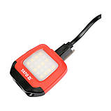 Ліхтар на лоб діодний 2в1 живлення Li-Po акумулятор 3.7 В (500 мАг) 200/150 Lm USB заряд Yato YT-08598, фото 6