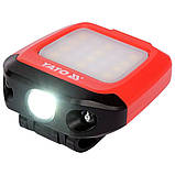 Ліхтар на лоб діодний 2в1 живлення Li-Po акумулятор 3.7 В (500 мАг) 200/150 Lm USB заряд Yato YT-08598, фото 5